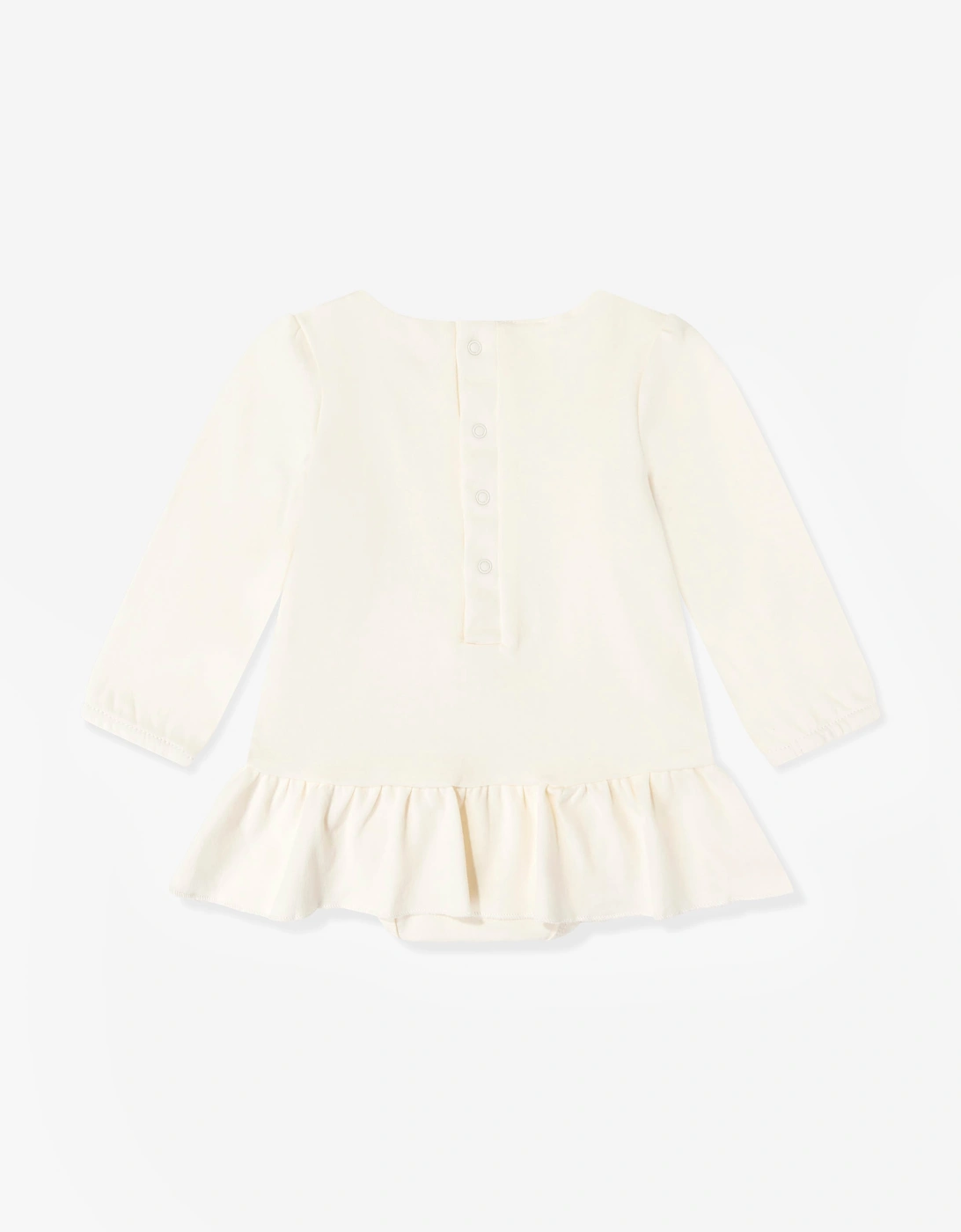 Guess Baby Girls Bag Print Dress in Ivory