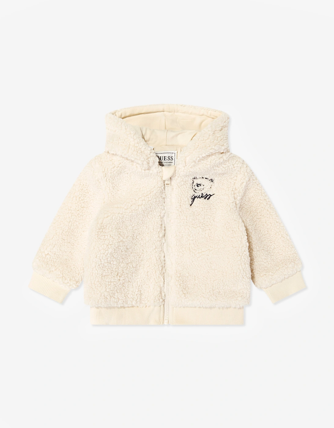 Guess Baby Bear Logo Tracksuit in Beige