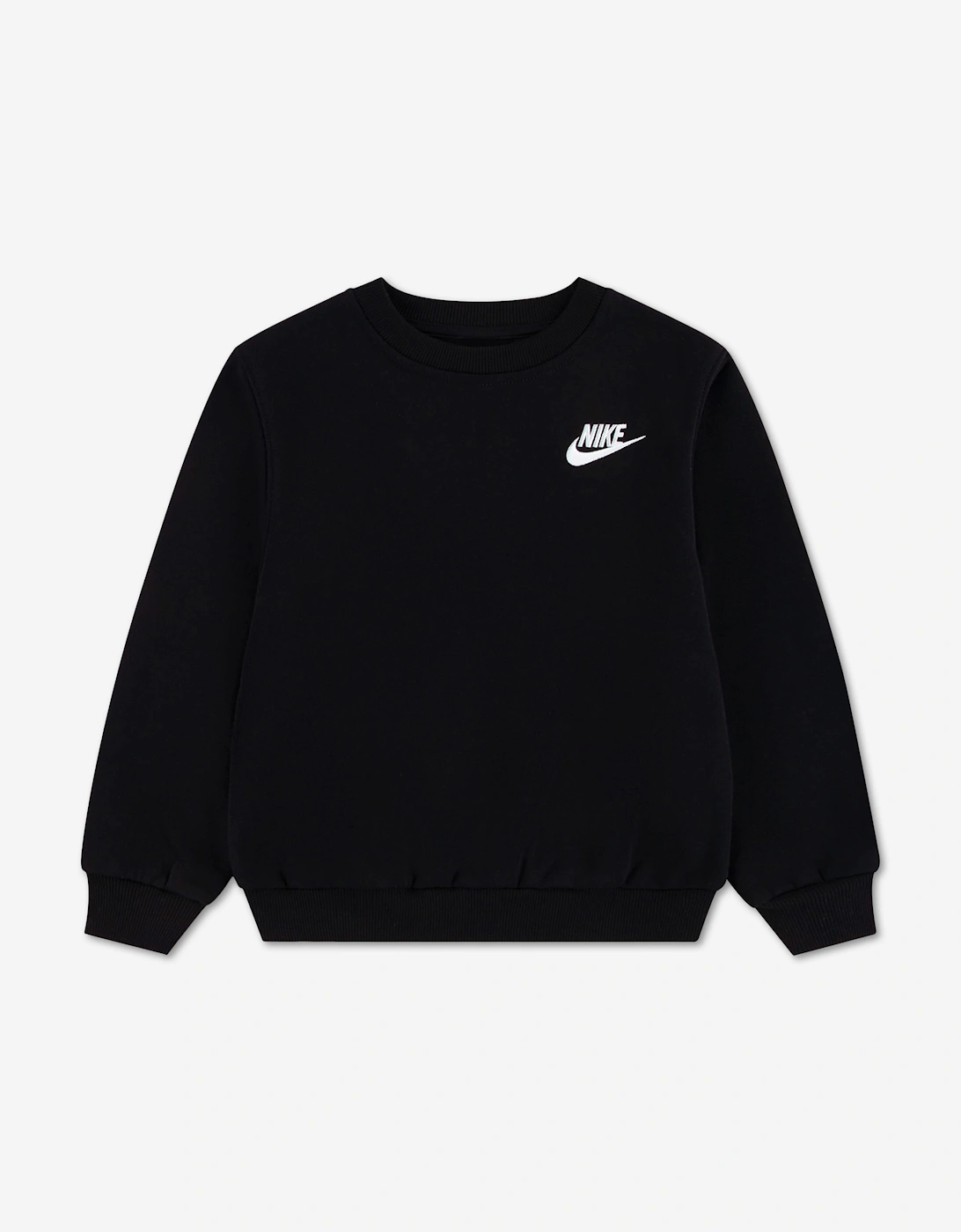 Nike Kids LBR Crew Tracksuit in Black