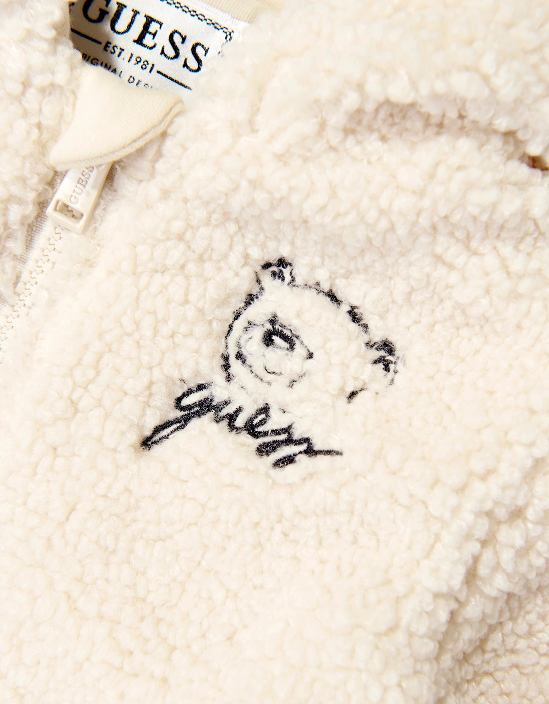Guess Baby Bear Logo Tracksuit in Beige