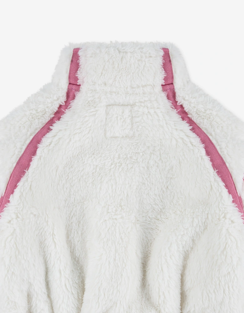 Levi's Girls Sherpa Half Zip in Ivory