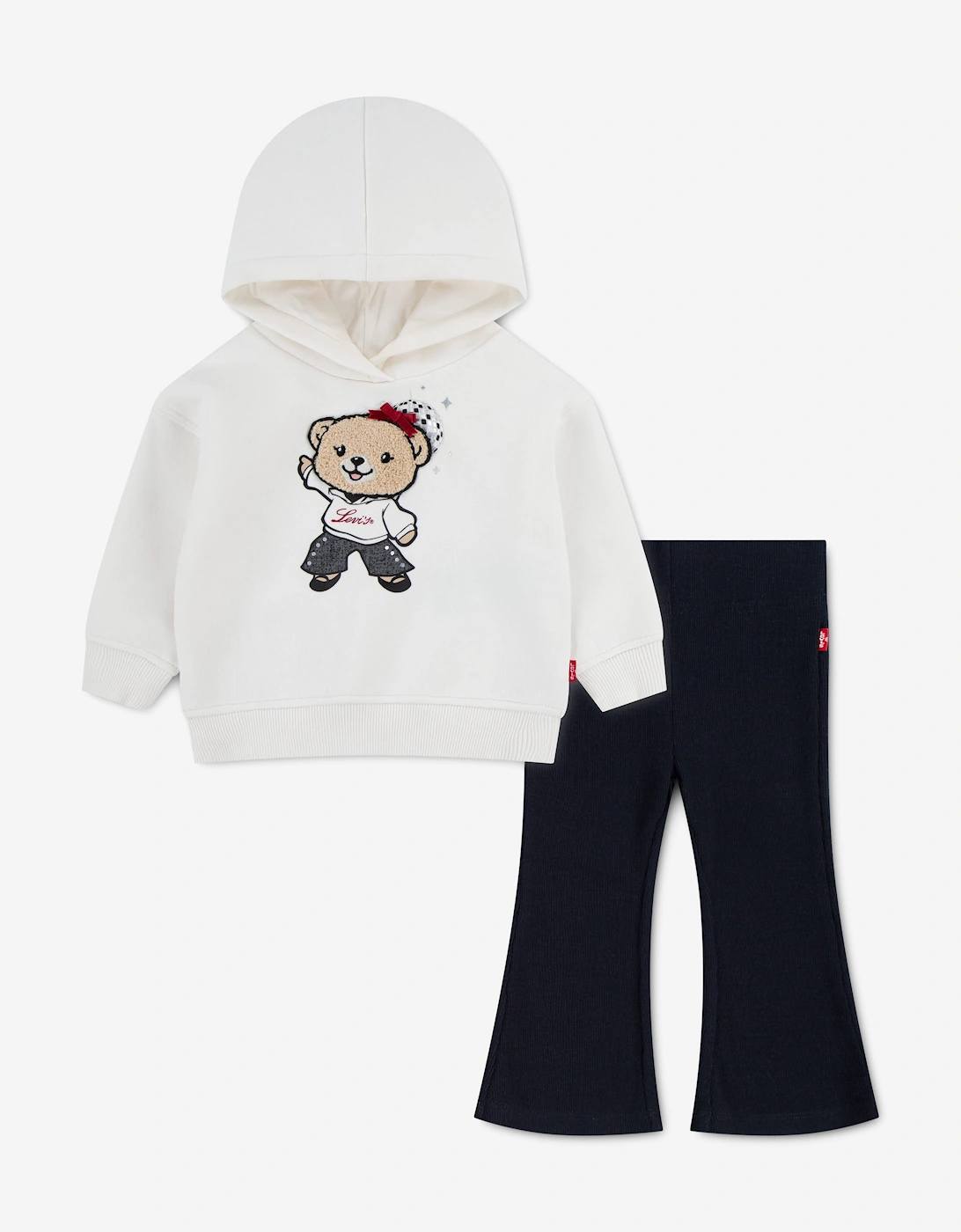 Levi's Baby Girl's Levi's Baby Girls Trouser Set in Ivory - Cream