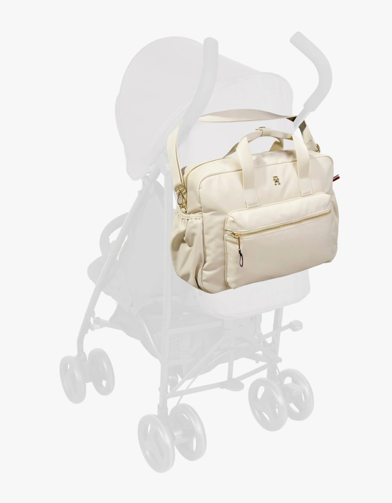Tommy Hilfiger Baby TH Essential Changing Bag in Beige (37cm)