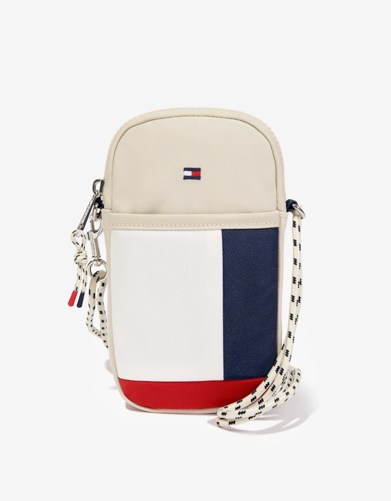 Tommy Hilfiger Kids Crossbody Phone Bag in Ivory (19cm)