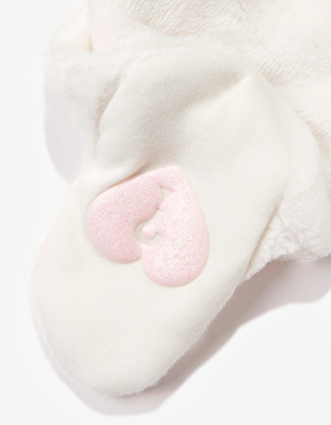 Guess Baby Girls Faux Fur Babygrow in Ivory
