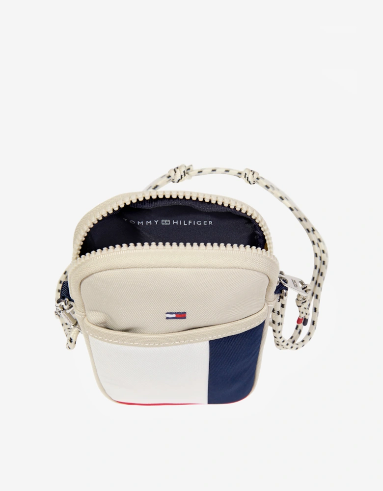 Tommy Hilfiger Kids Crossbody Phone Bag in Ivory (19cm)