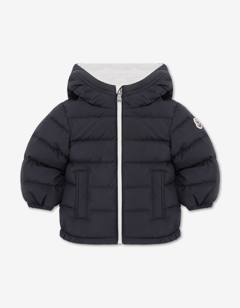 Moncler Enfant Baby Boys Down Padded Brannock Jacket in Navy