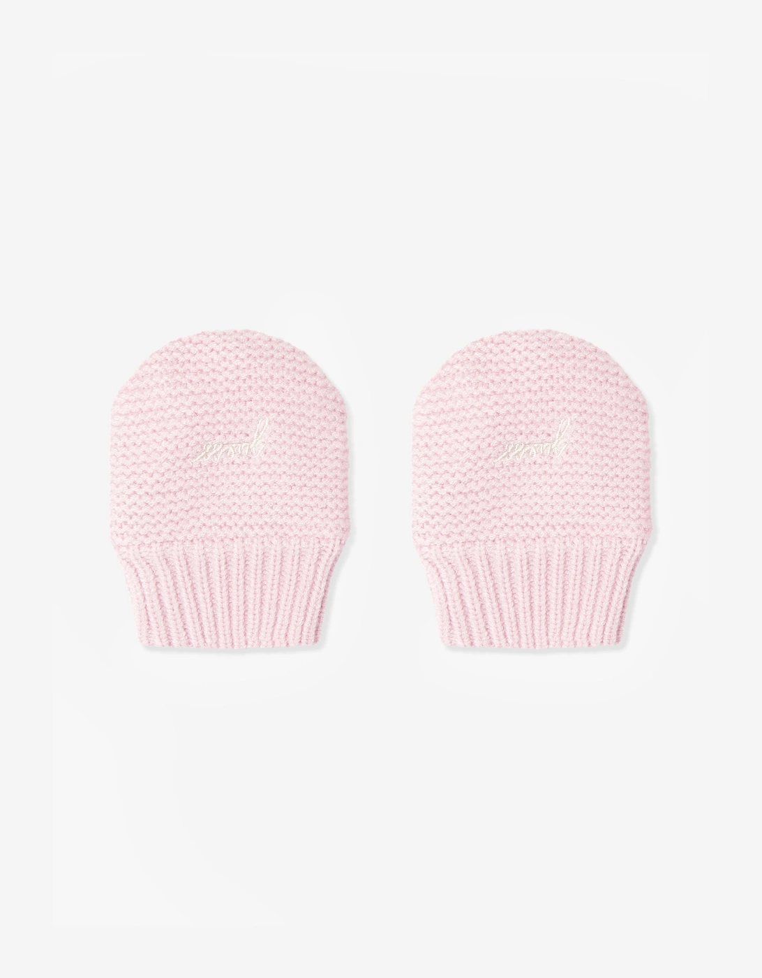 Guess Baby Girls Pom Pom Hat and Mittens Set in Pink