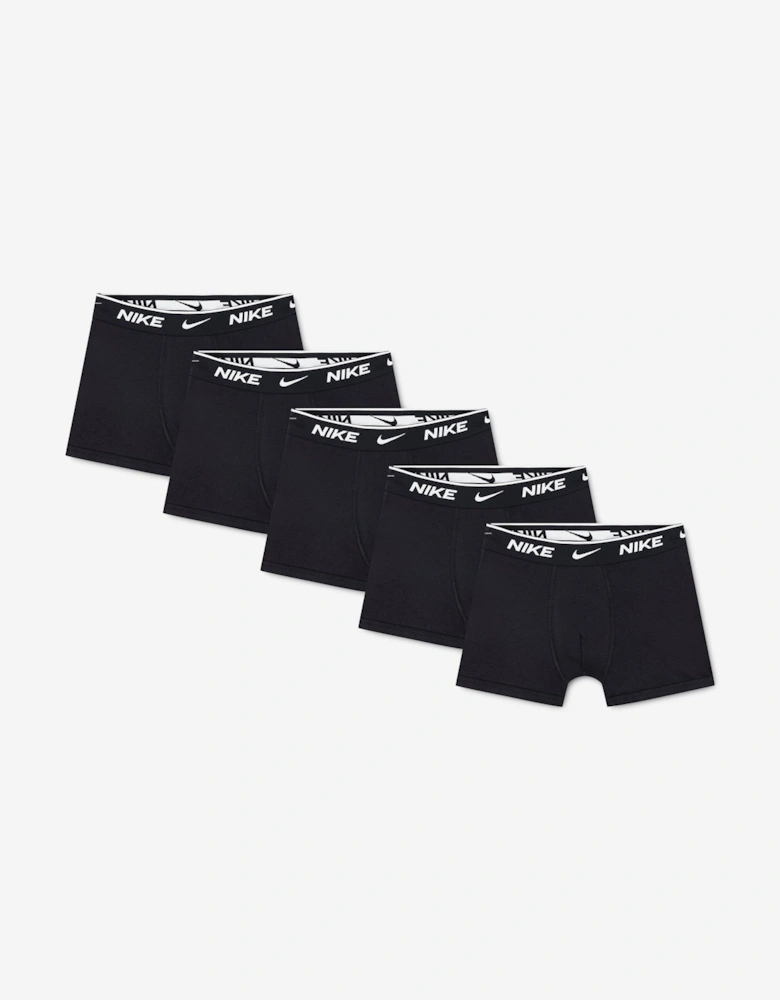 Nike Boys 5 Pack Colour Pop Boxer Shorts Set in Black