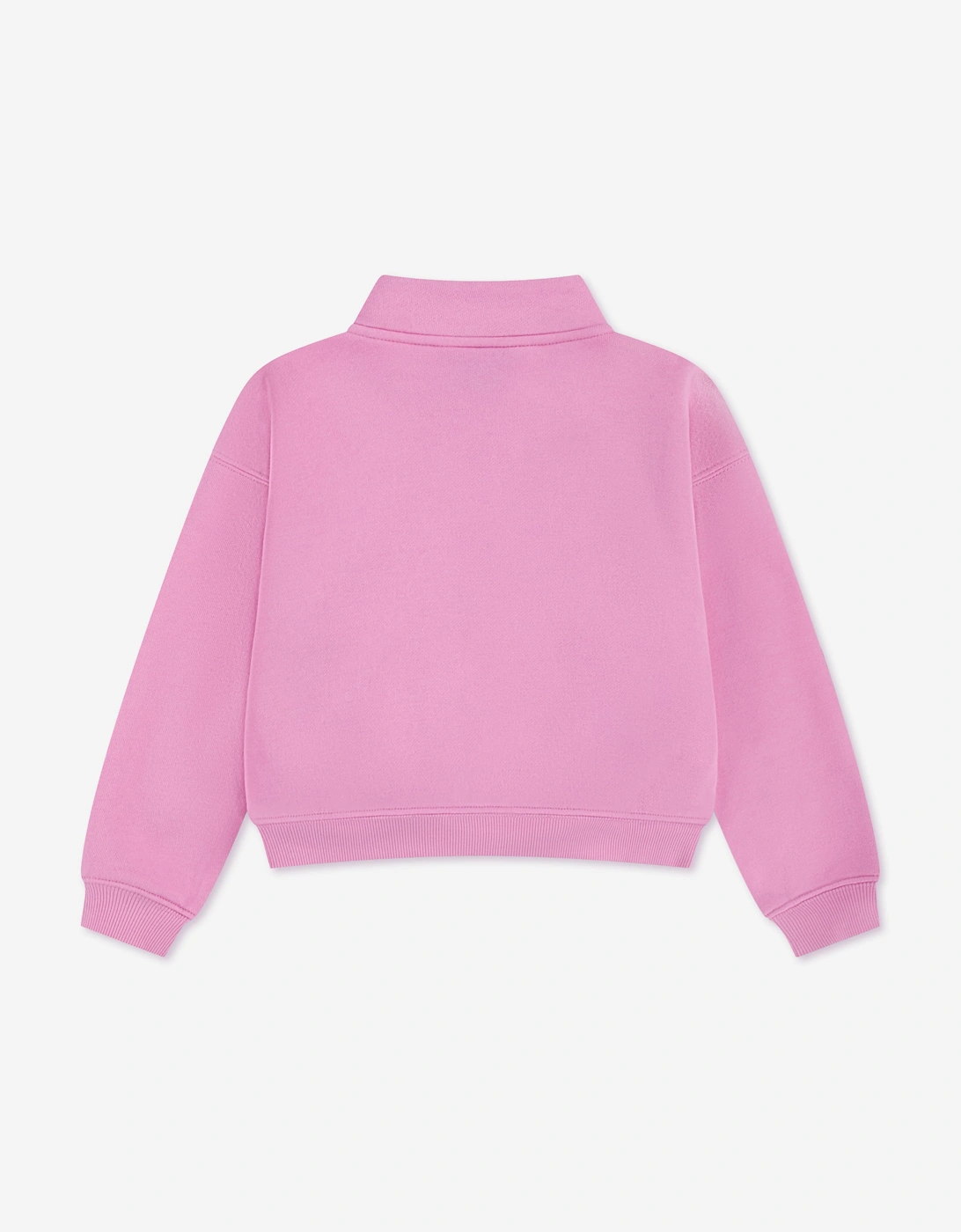 Nike Girls NSW STD Fleece 1/4 Zip Tracksuit in Pink