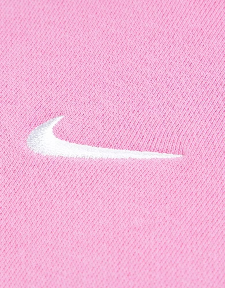 Nike Girls NSW STD Fleece 1/4 Zip Tracksuit in Pink