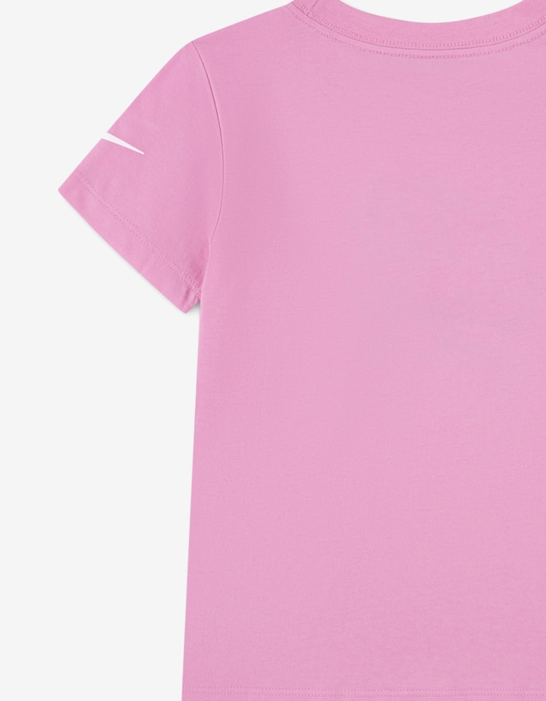 Nike Girls KSA Connecyed T-Shirt in Pink