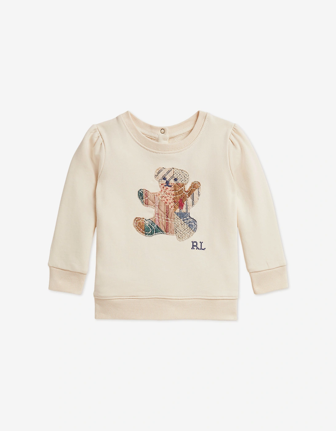 Ralph Lauren Baby Girls Polo Bear Tracksuit in Ivory