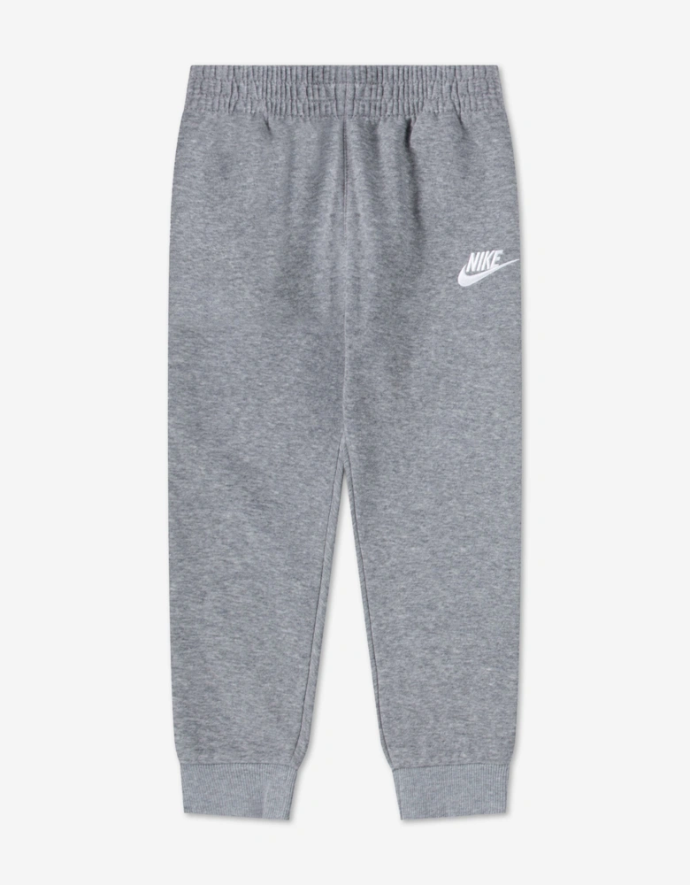 Nike Kids LBR Crew Tracksuit in Grey