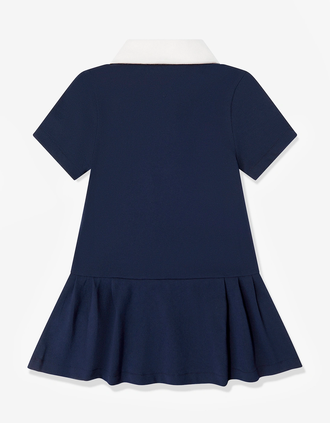 Tommy Hilfiger Girls Pleated Polo Dress in Navy