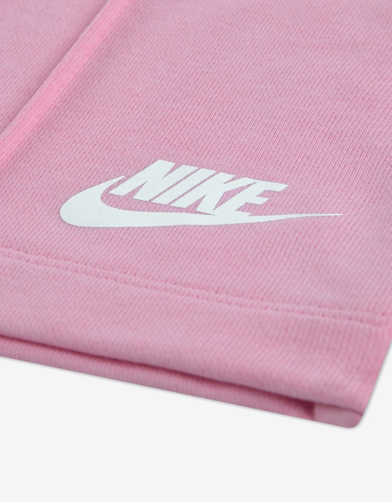 Nike Girls Retro Wide Leg Tracksuit in Pink