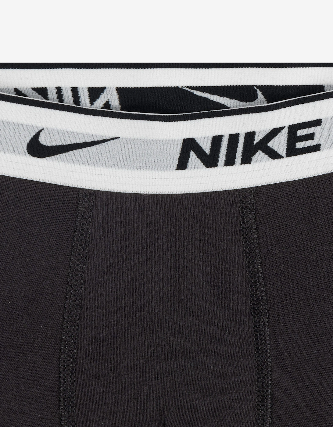Nike Boys 5 Pack Colour WB Cotton Boxer Shorts Set in Black