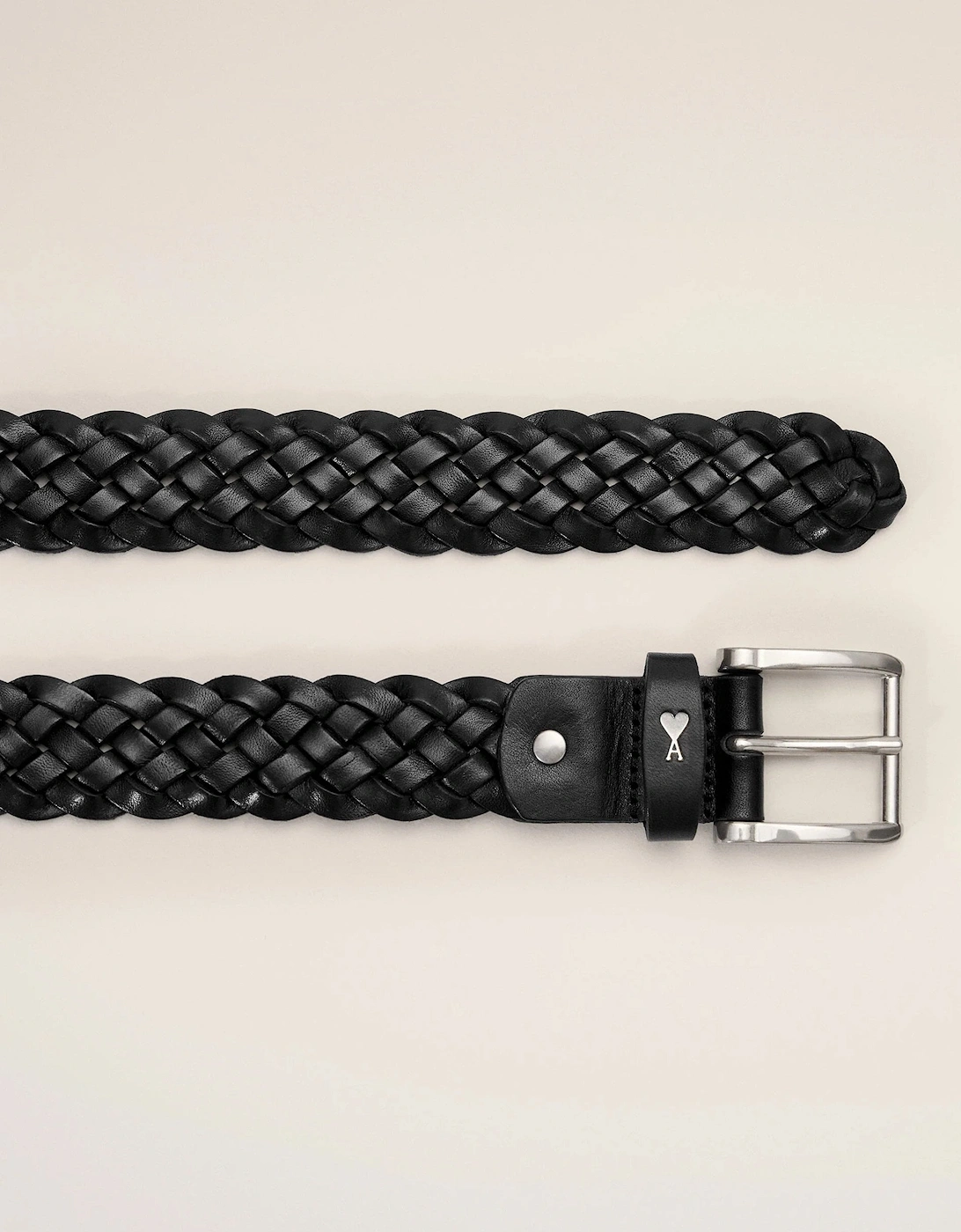 30mm Braided Paris Belt Black