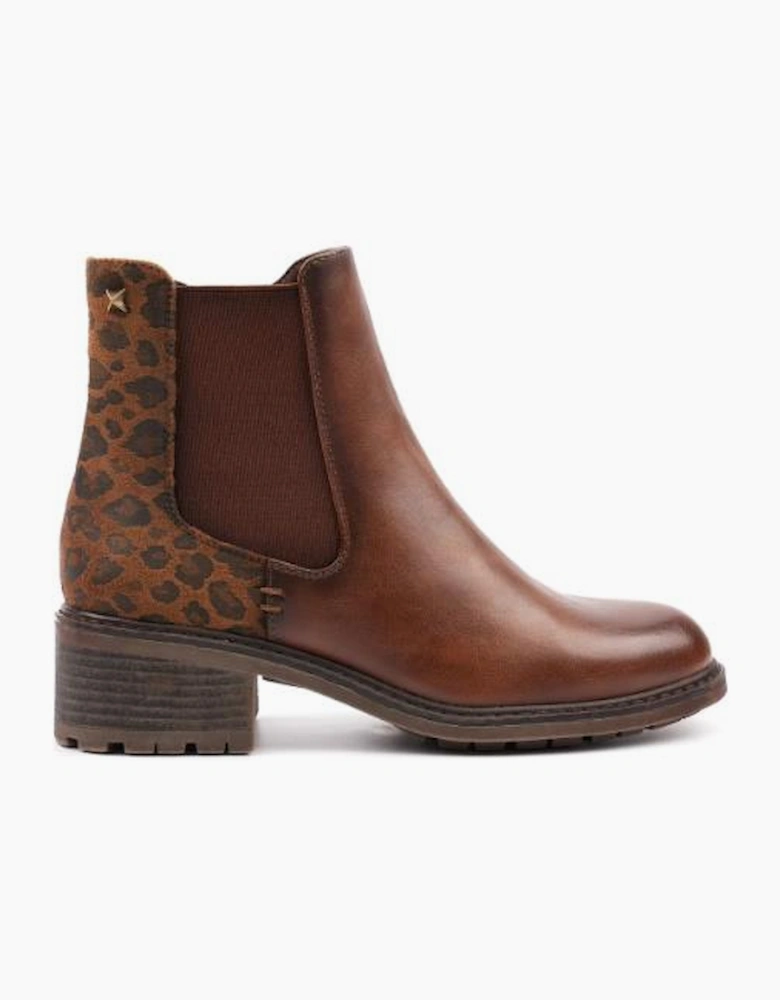Lunar Simone GLZ003 tan ankle boot