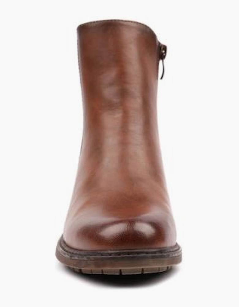 Lunar Simone GLZ003 tan ankle boot