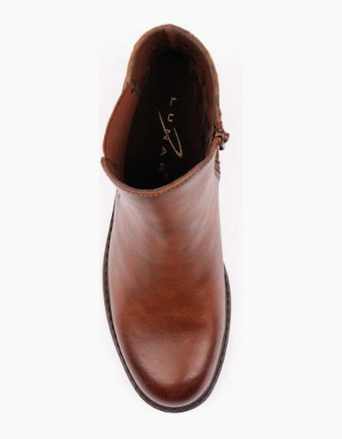 Lunar Simone GLZ003 tan ankle boot