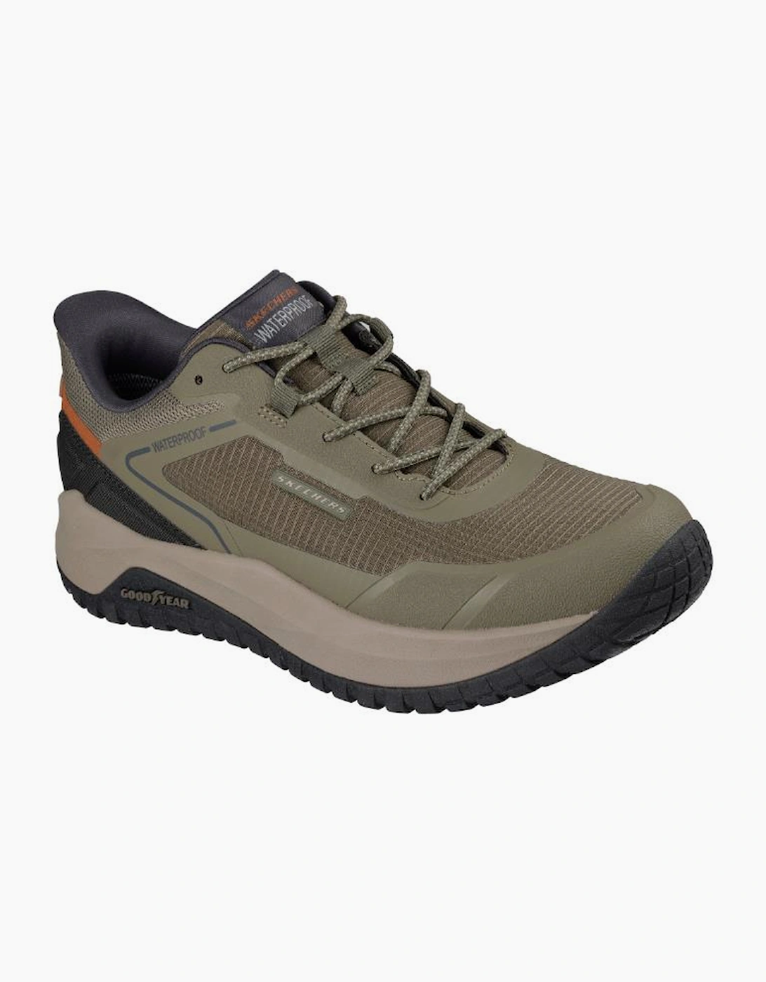 Skechers Slip-ins Waterproof Relaxed Fit Badger Koda - 211367 in Olive