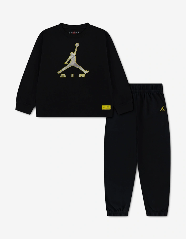 Jordan Boys MJ Brooklyn RLT Tracksuit in Black
