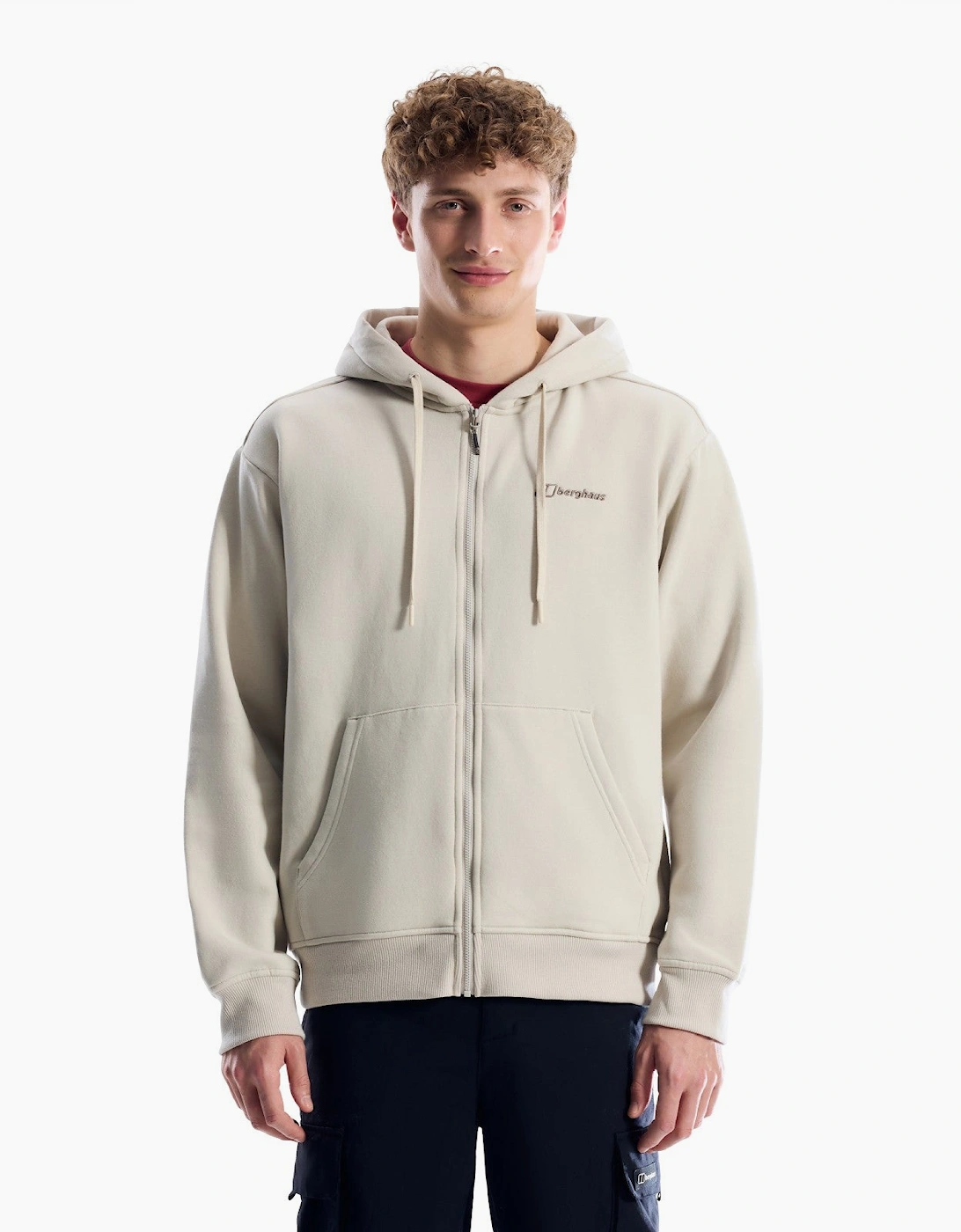 Berghaus Mens Essential Logo Full Zip Hoodie