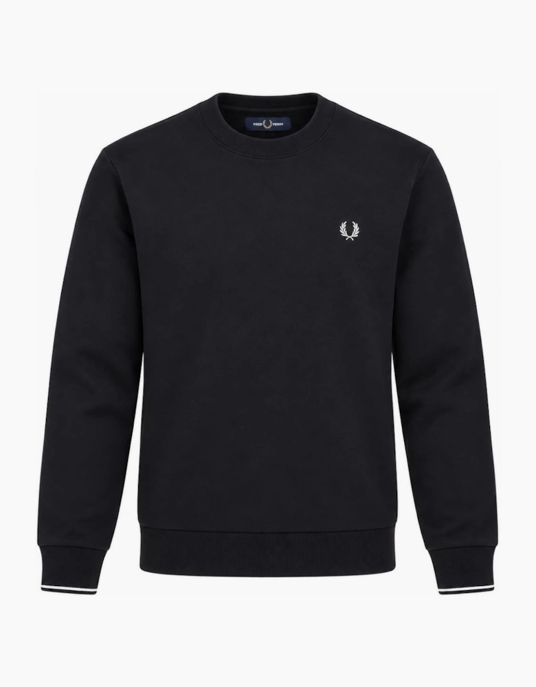 Fred Perry Crew Neck Sweatshirt Black