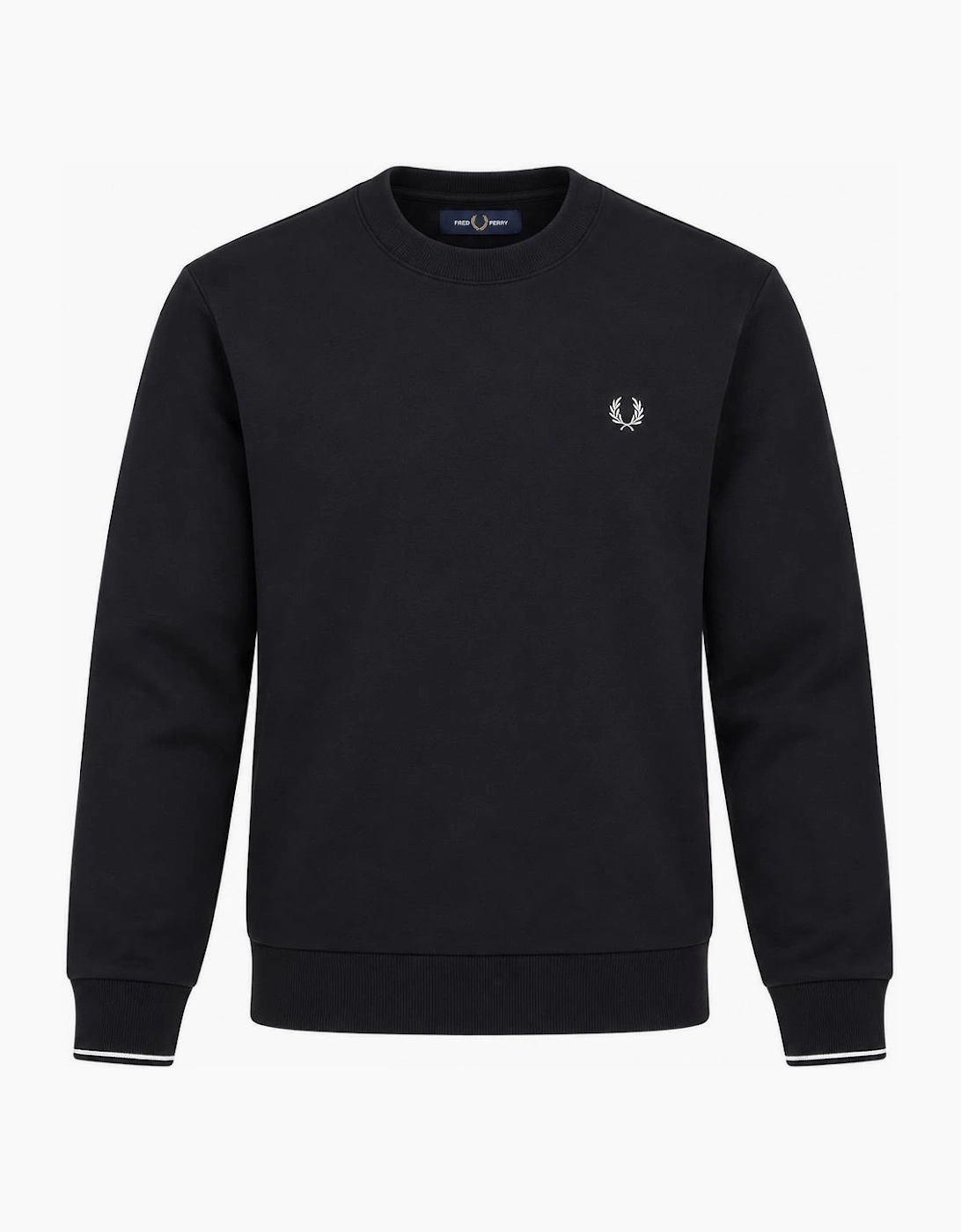 Fred Perry Crew Neck Sweatshirt Black