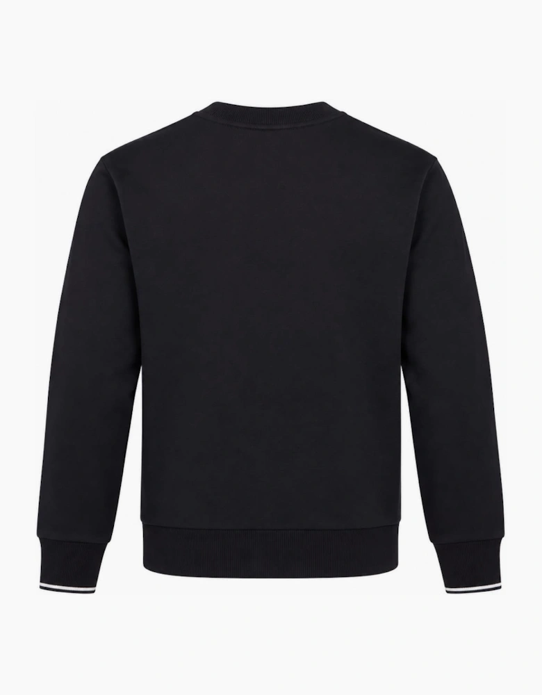 Fred Perry Crew Neck Sweatshirt Black