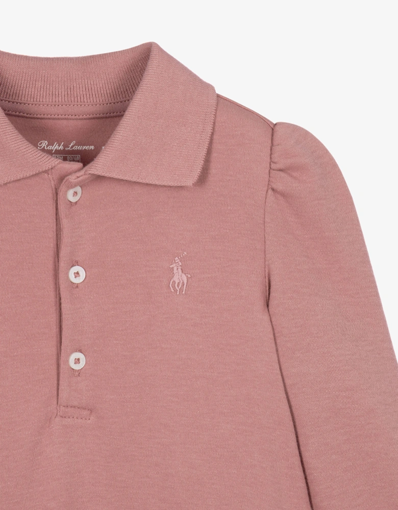 RALPH LAUREN BABY PINK DRESS/PANTS 78846503