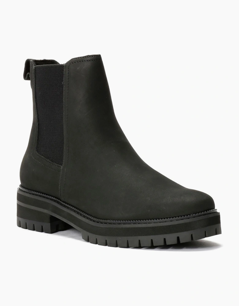 TOMS Bennet Leather Women's Black Boots