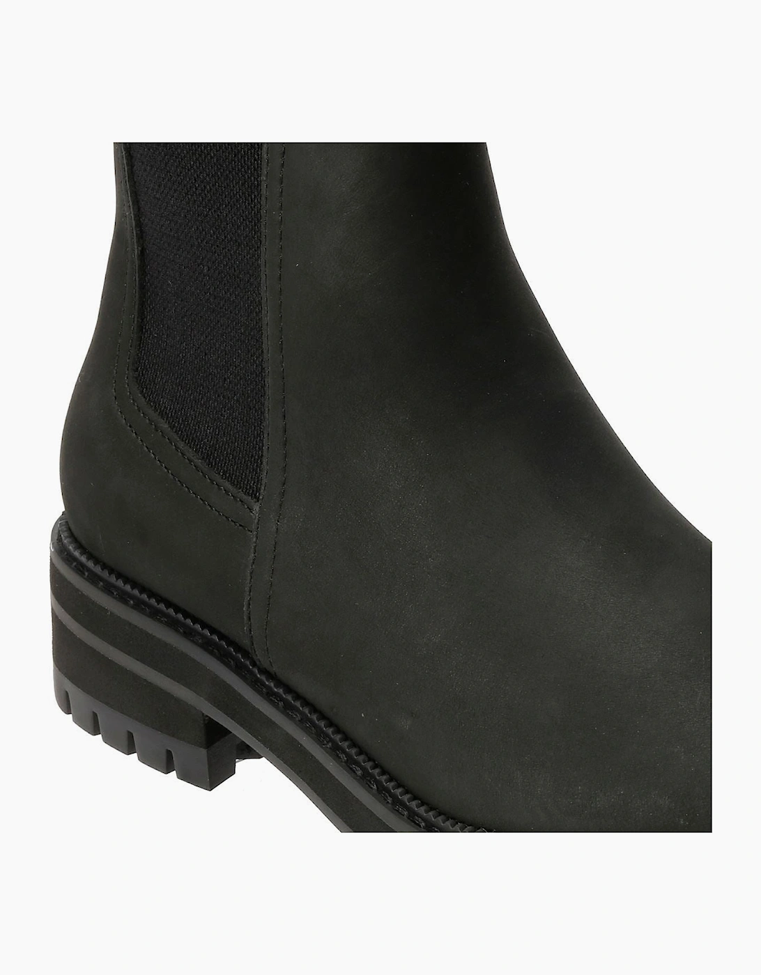TOMS Bennet Leather Women's Black Boots
