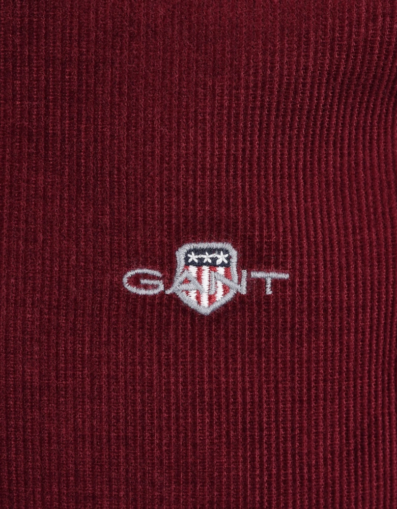 GANT REG CORDUROY SHIRT DEEP GRAPE WINE