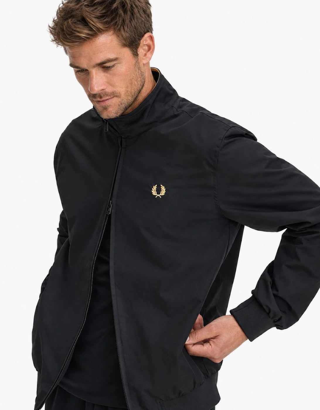 Fred Perry Brentham Jacket Black