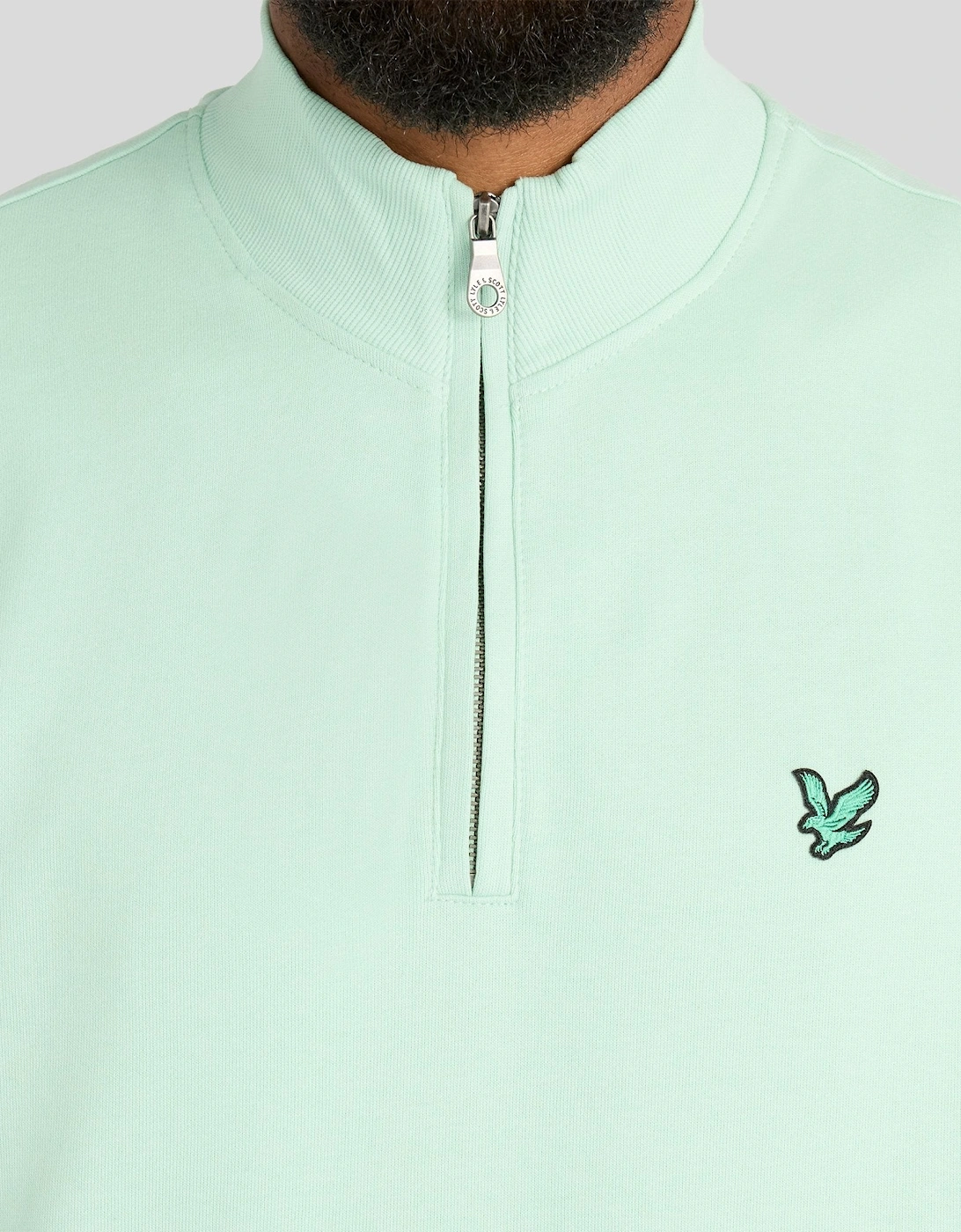 Green Eagle Cotton 1/4 Zip Midlayer