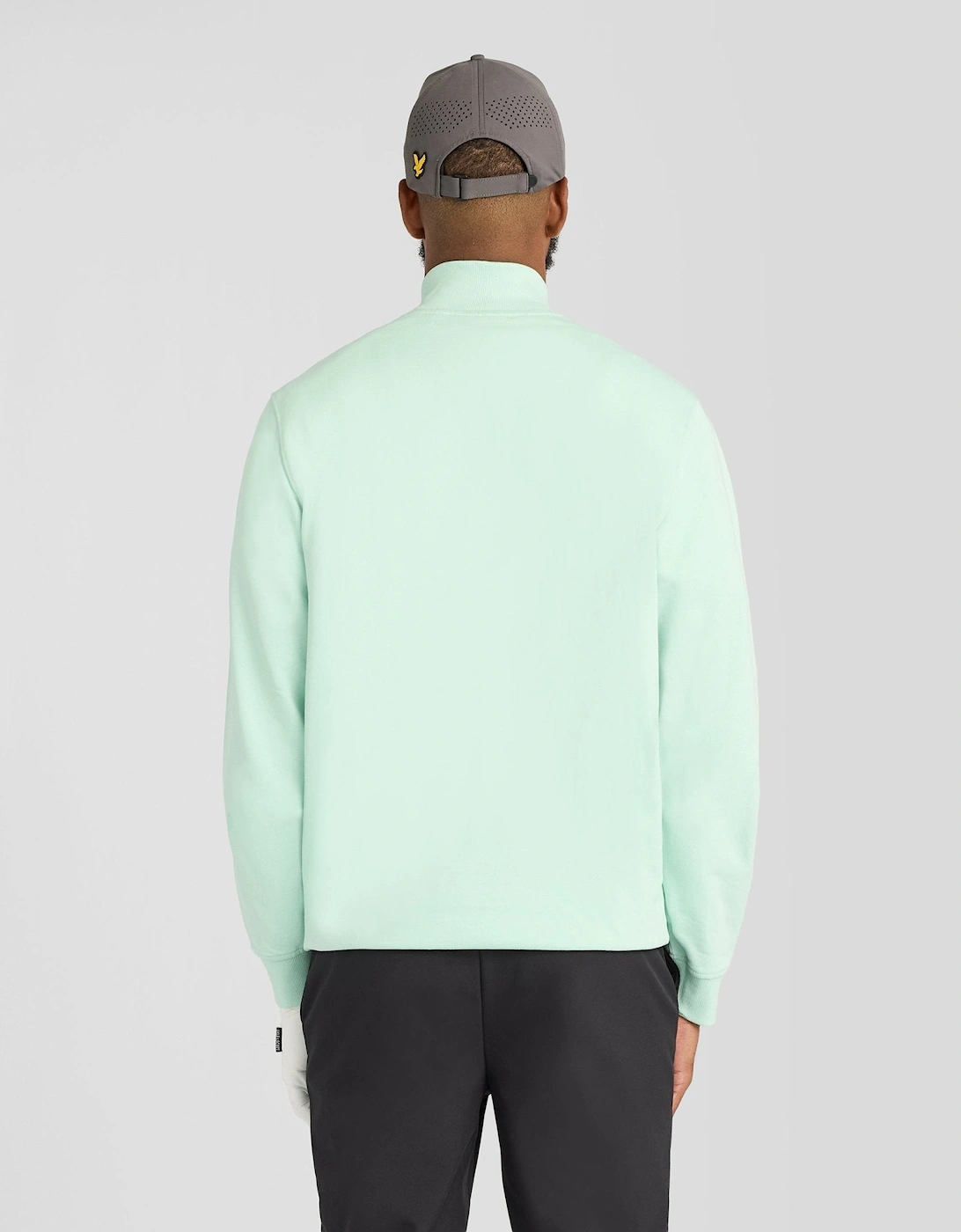 Green Eagle Cotton 1/4 Zip Midlayer