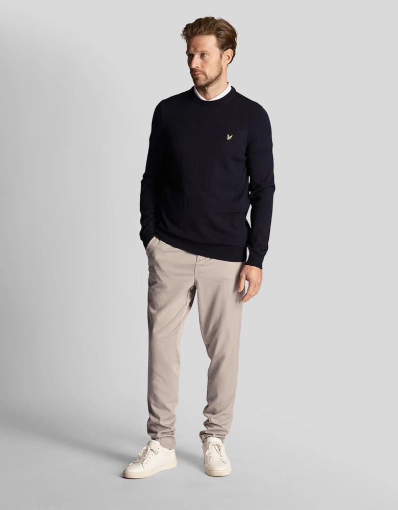 Green Eagle Cotton Blend Crew Neck Sweatshirt