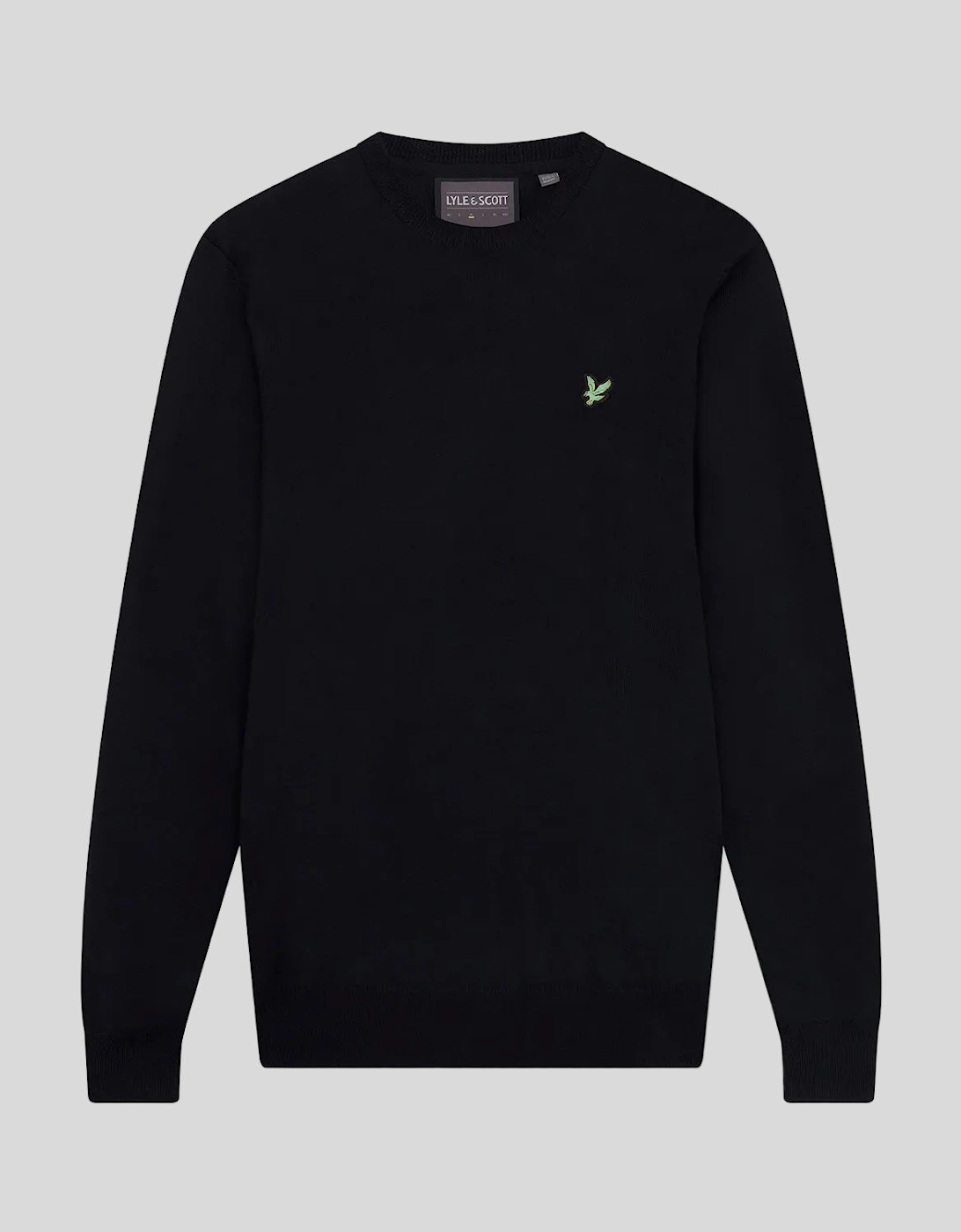 Green Eagle Cotton Blend Crew Neck Sweatshirt