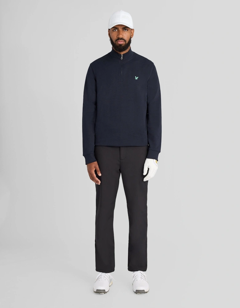 Green Eagle Cotton 1/4 Zip Midlayer