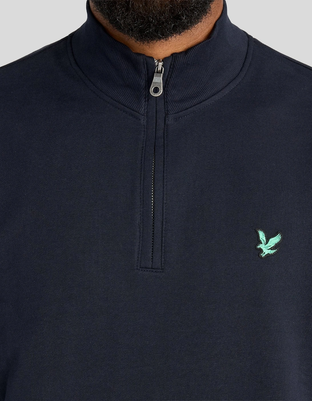 Green Eagle Cotton 1/4 Zip Midlayer