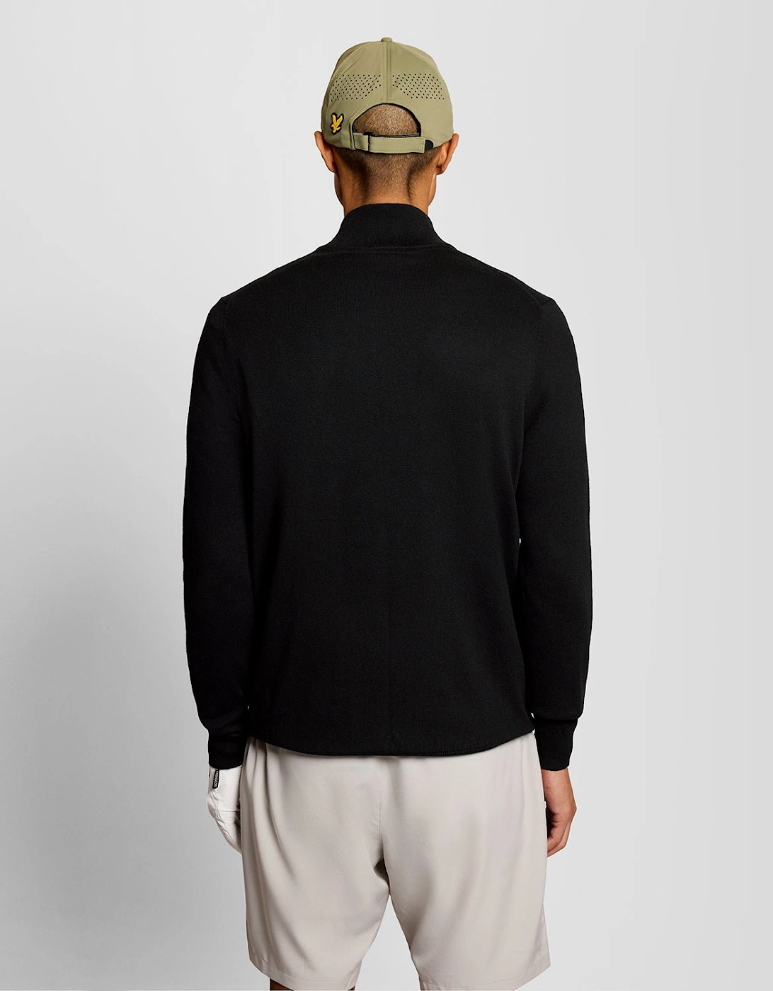 Green Eagle Cotton Blend 1/4 Zip Jumper