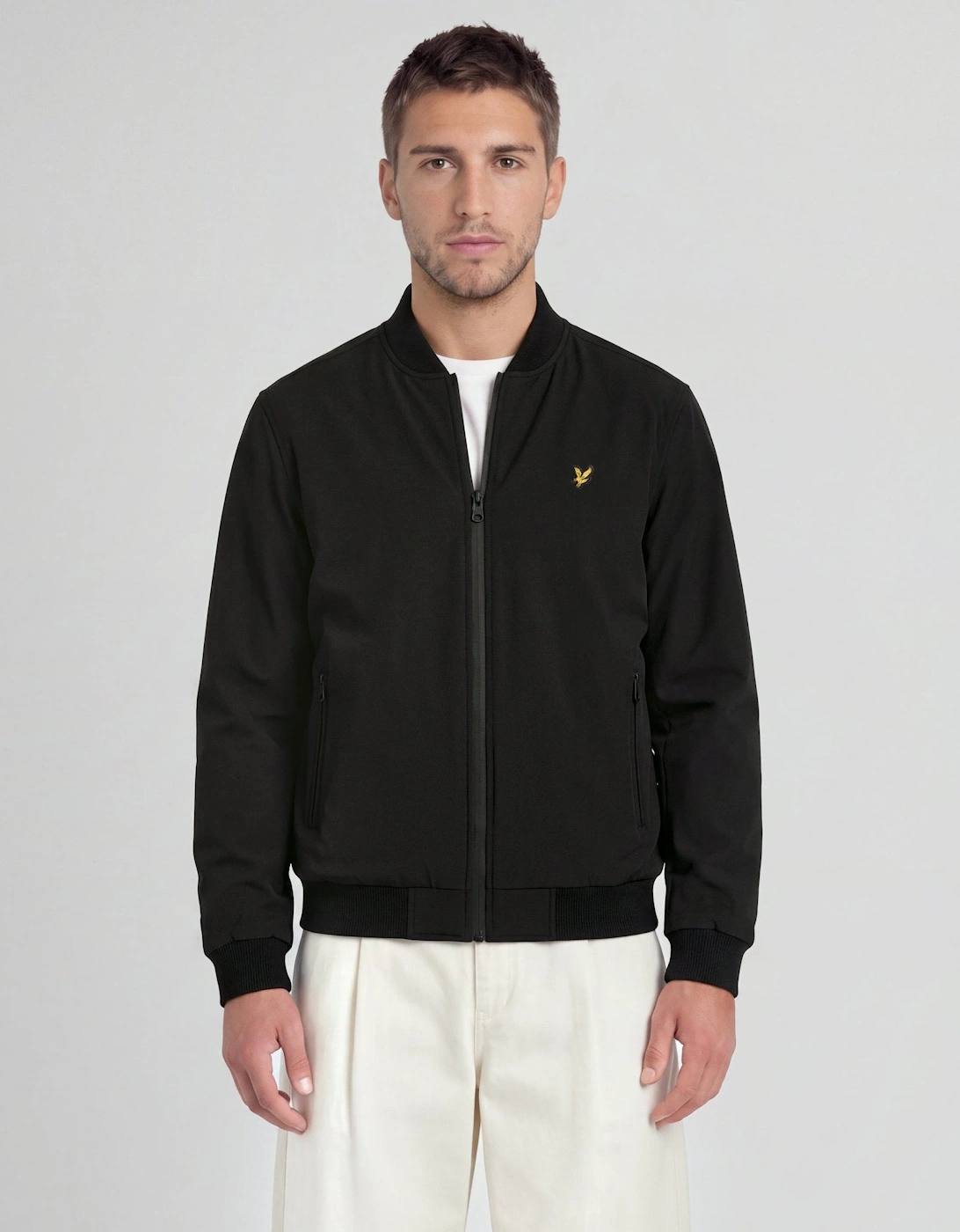 Nylon Padded Bomber Jacket
