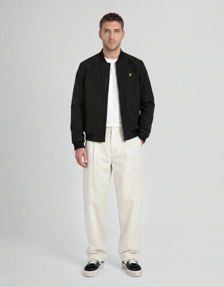 Nylon Padded Bomber Jacket
