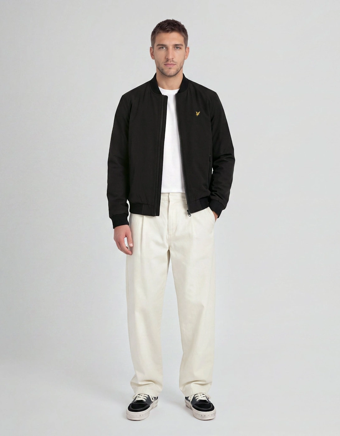 Nylon Padded Bomber Jacket