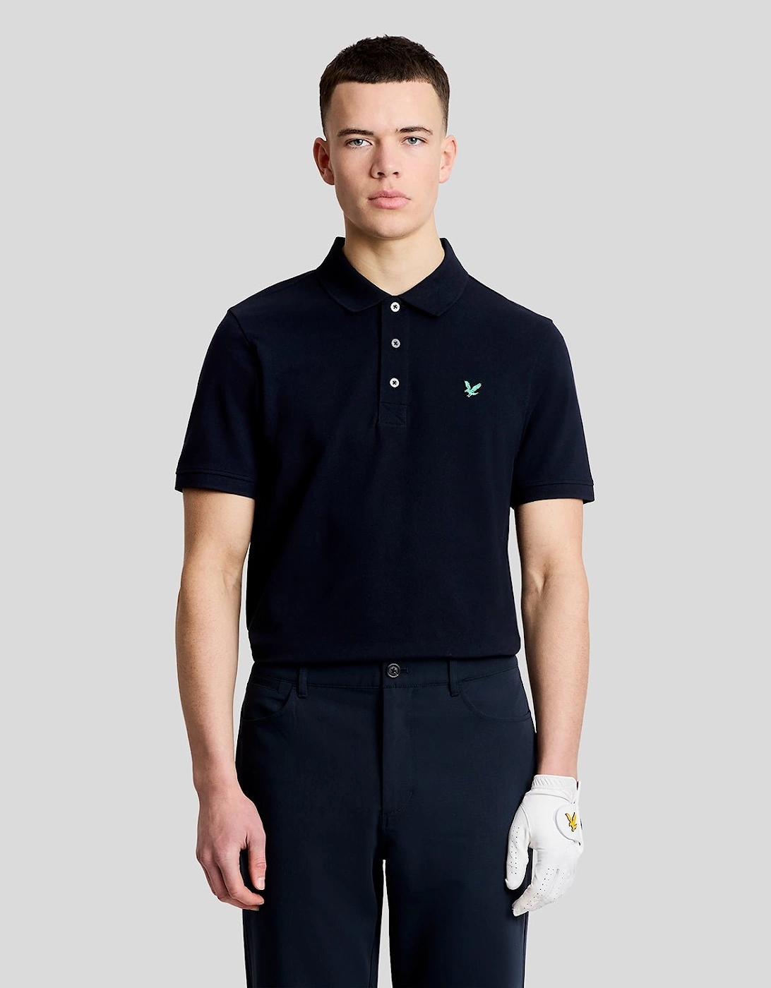 Lyle & Scott Lyle And Scott Men's Green Eagle Cotton Polo Shirt