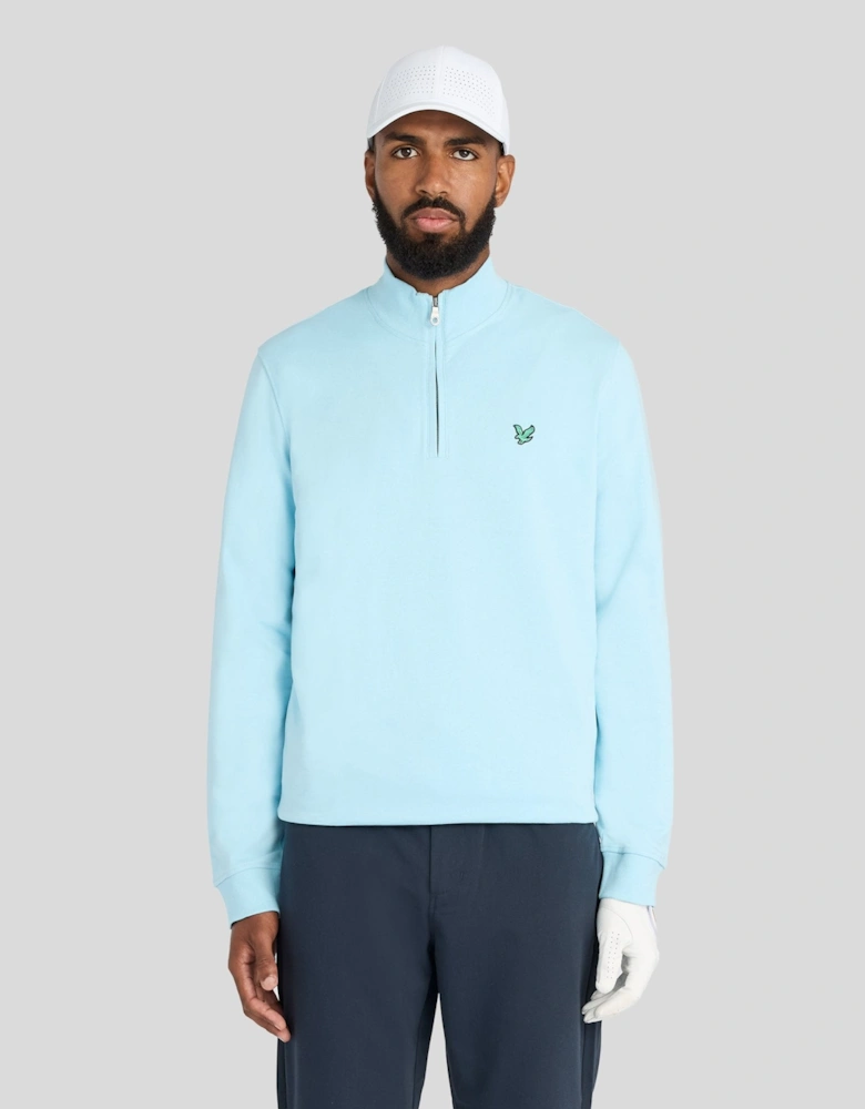 Green Eagle Cotton 1/4 Zip Midlayer