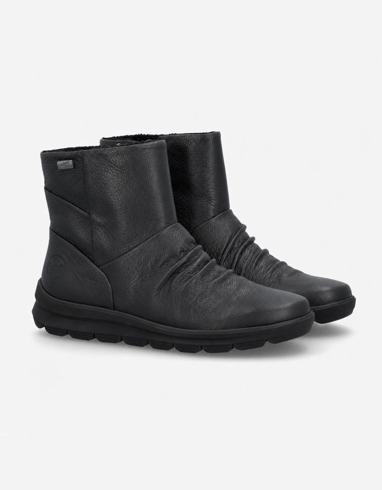 Rieker Z0066 Womens Ankle Boots Black