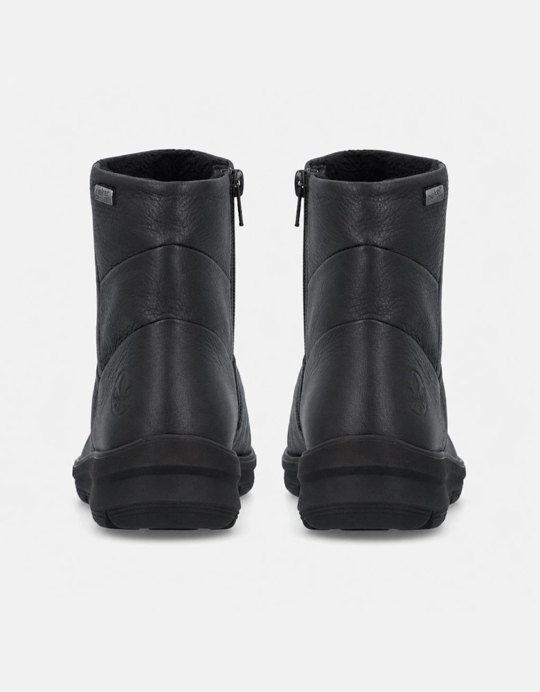 Rieker Z0066 Womens Ankle Boots Black